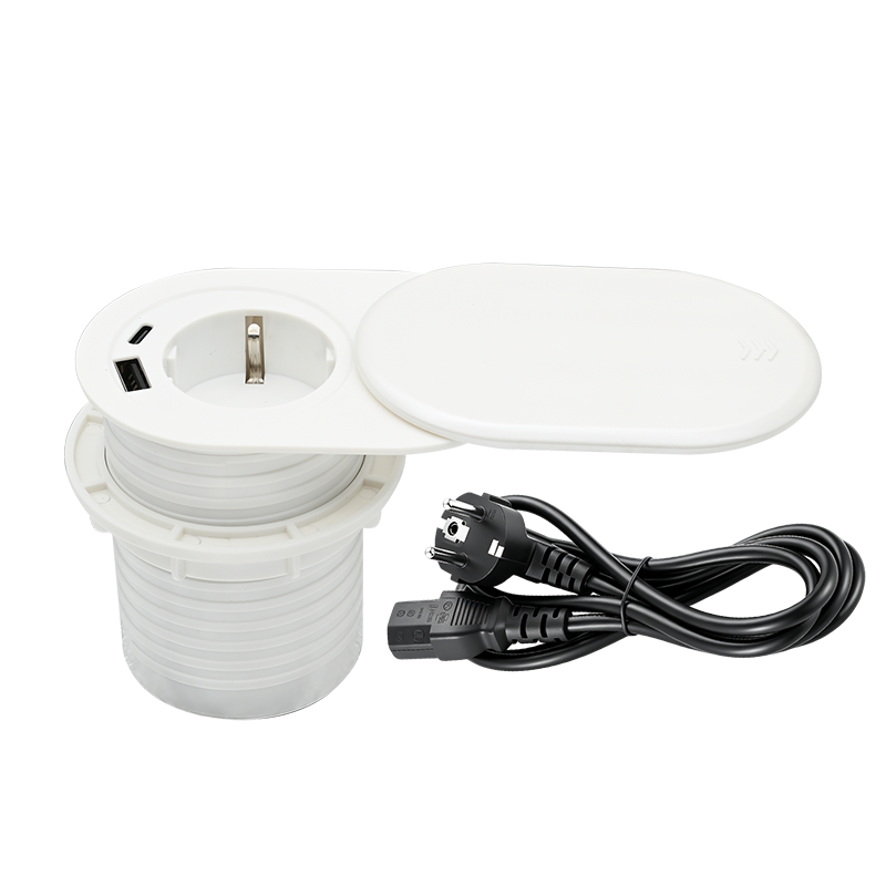 Built-in Desktop Round Socket
